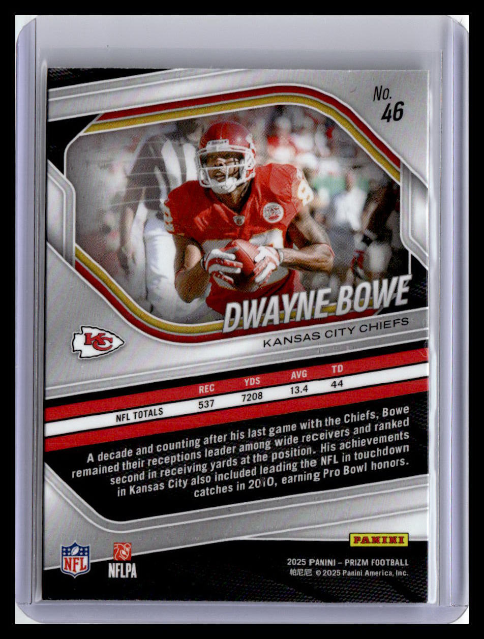 2025 Panini Prizm #46 Dwayne Bowe