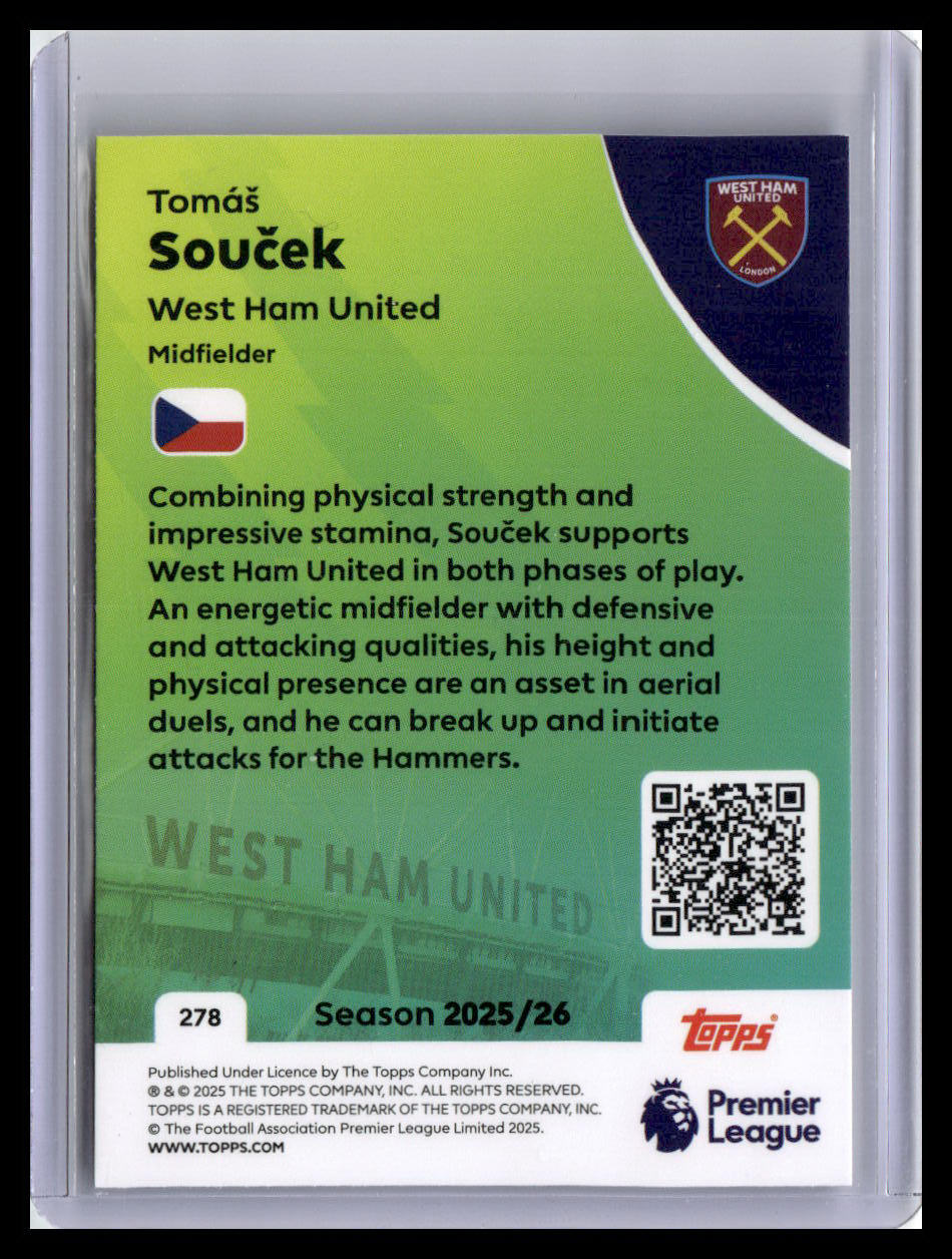 2025-26 Topps Premier League #278 Tomáš Souček