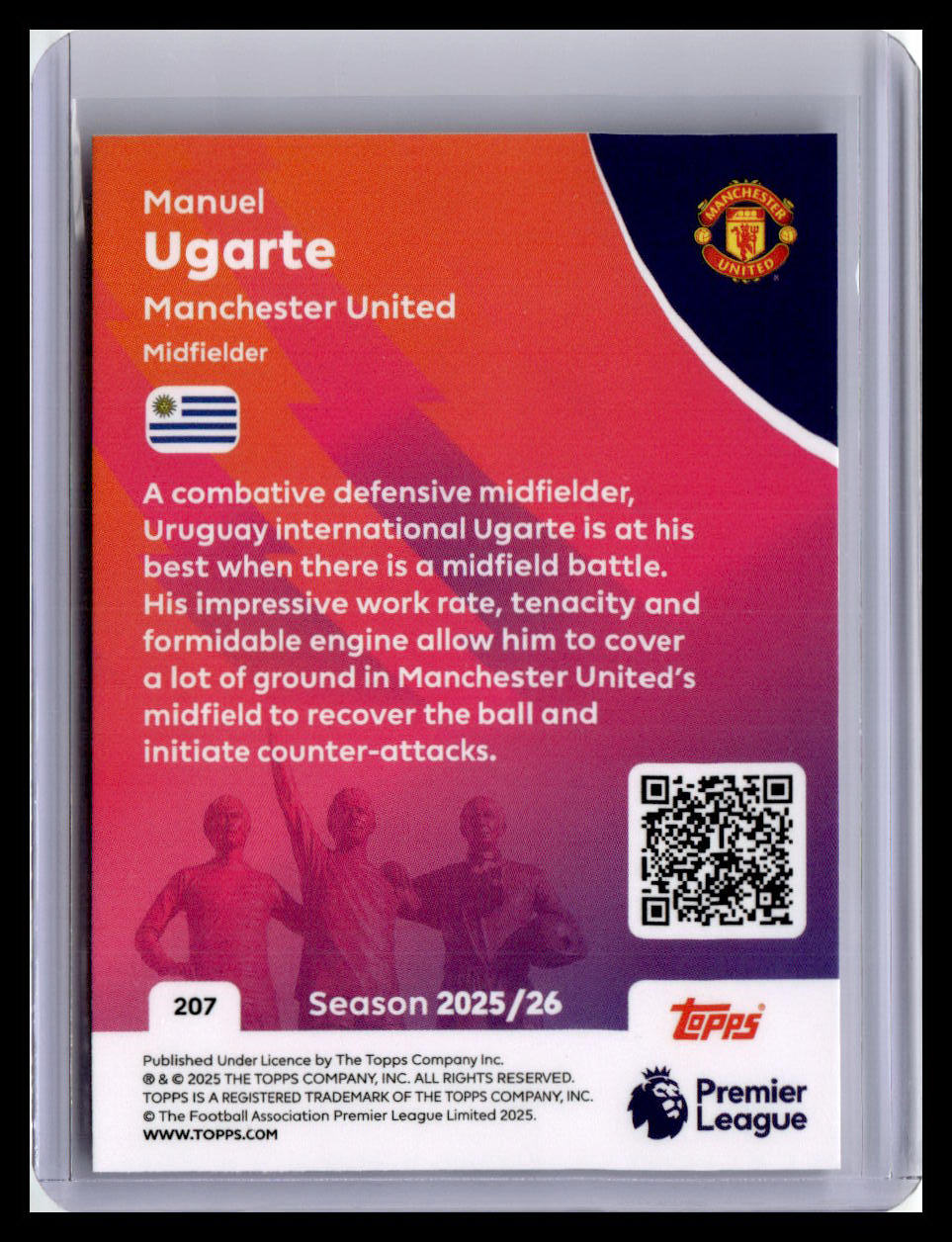 2025-26 Topps Premier League #207 Manuel Ugarte