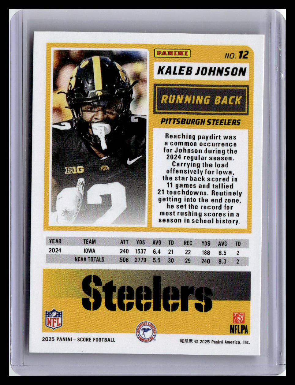 2025 Score-A-Treat #12 Kaleb Johnson