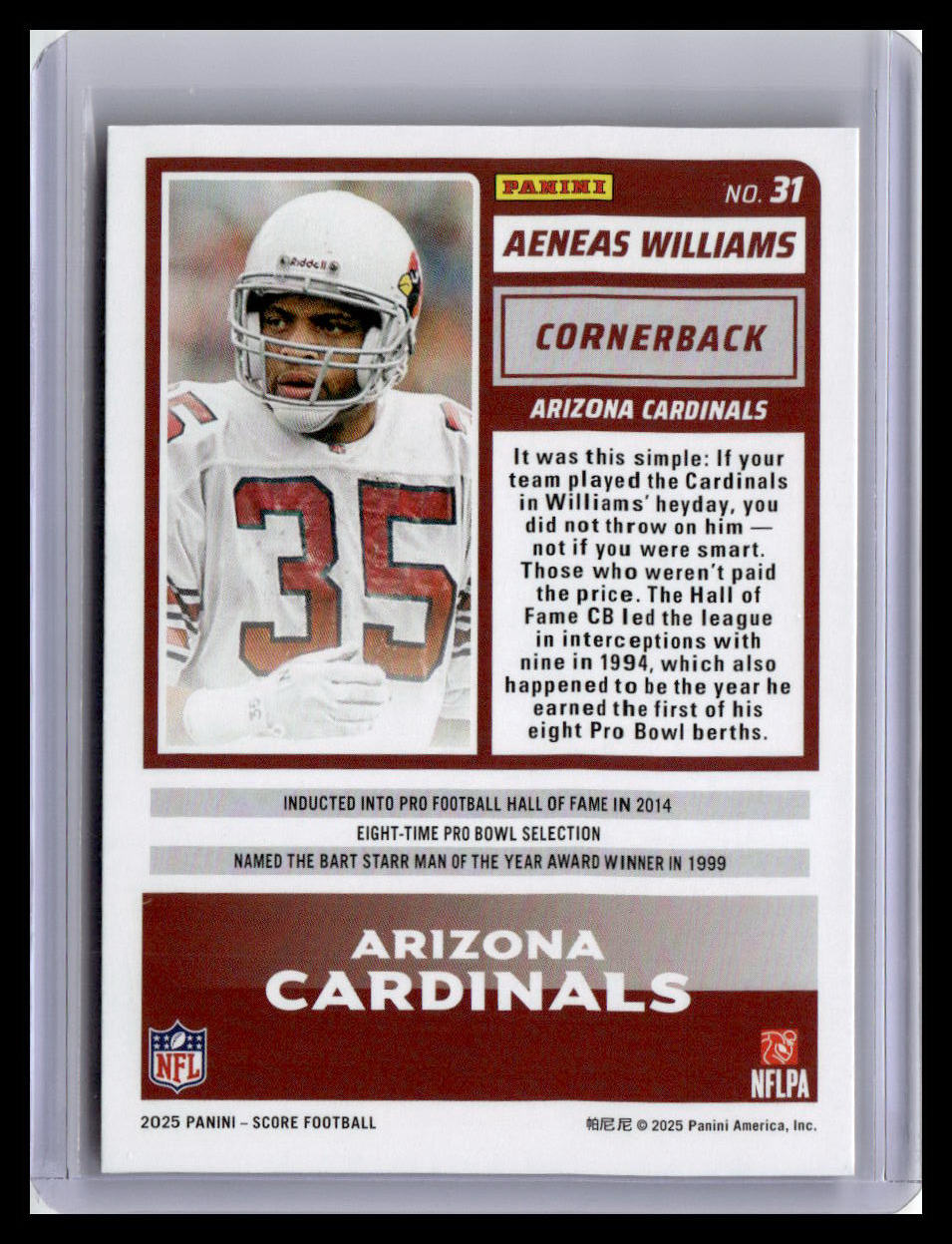 2025 Score-A-Treat #31 Aeneas Williams
