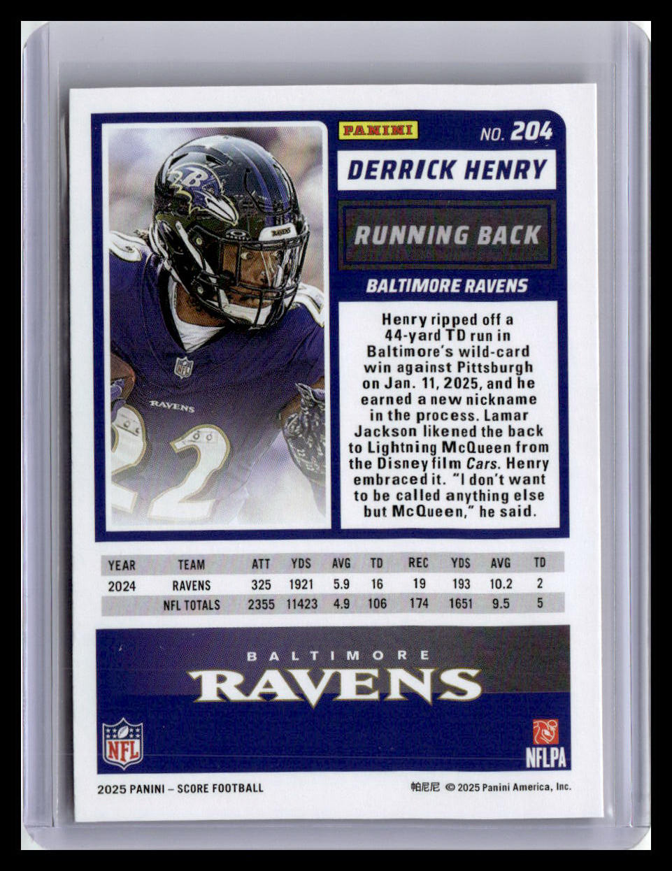 2025 Score-A-Treat #204 Derrick Henry