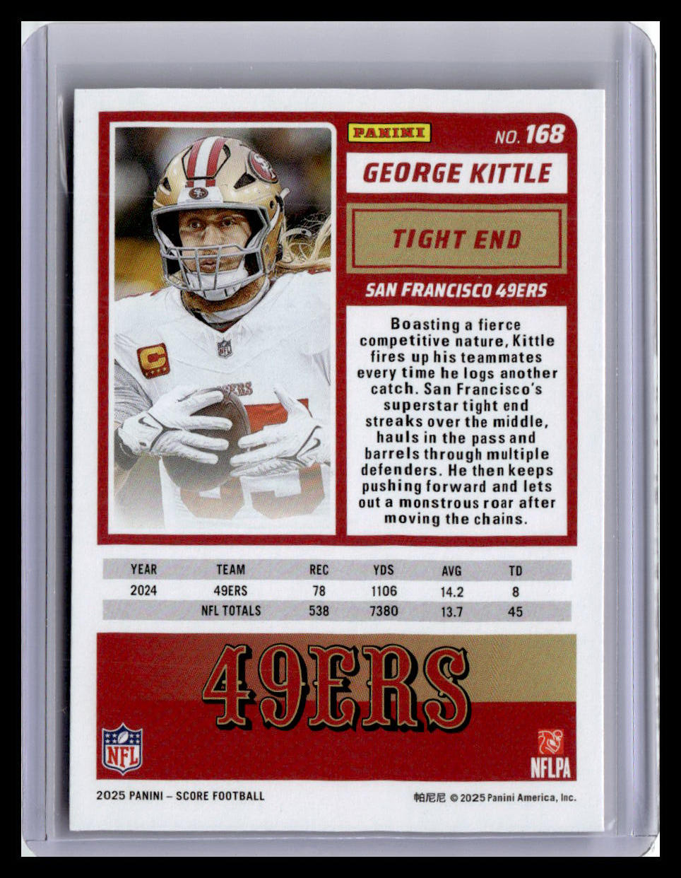 2025 Score-A-Treat #168 George Kittle