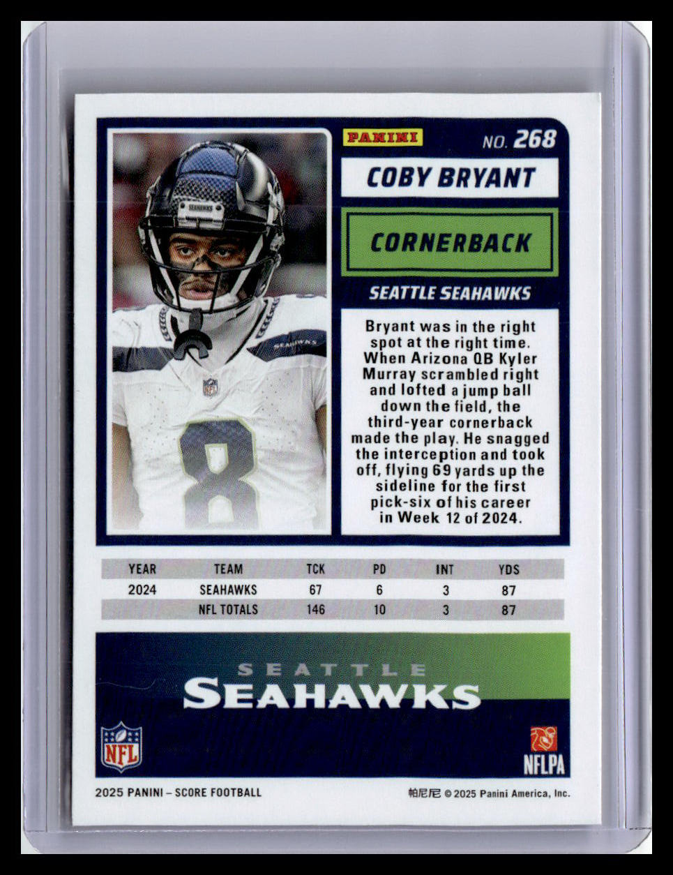 2025 Score-A-Treat #268 Coby Bryant