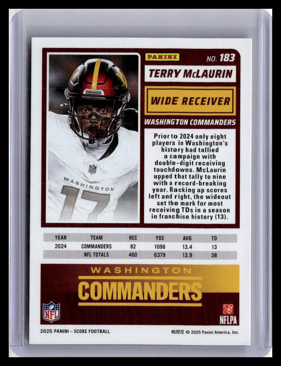 2025 Score-A-Treat #183 Terry McLaurin