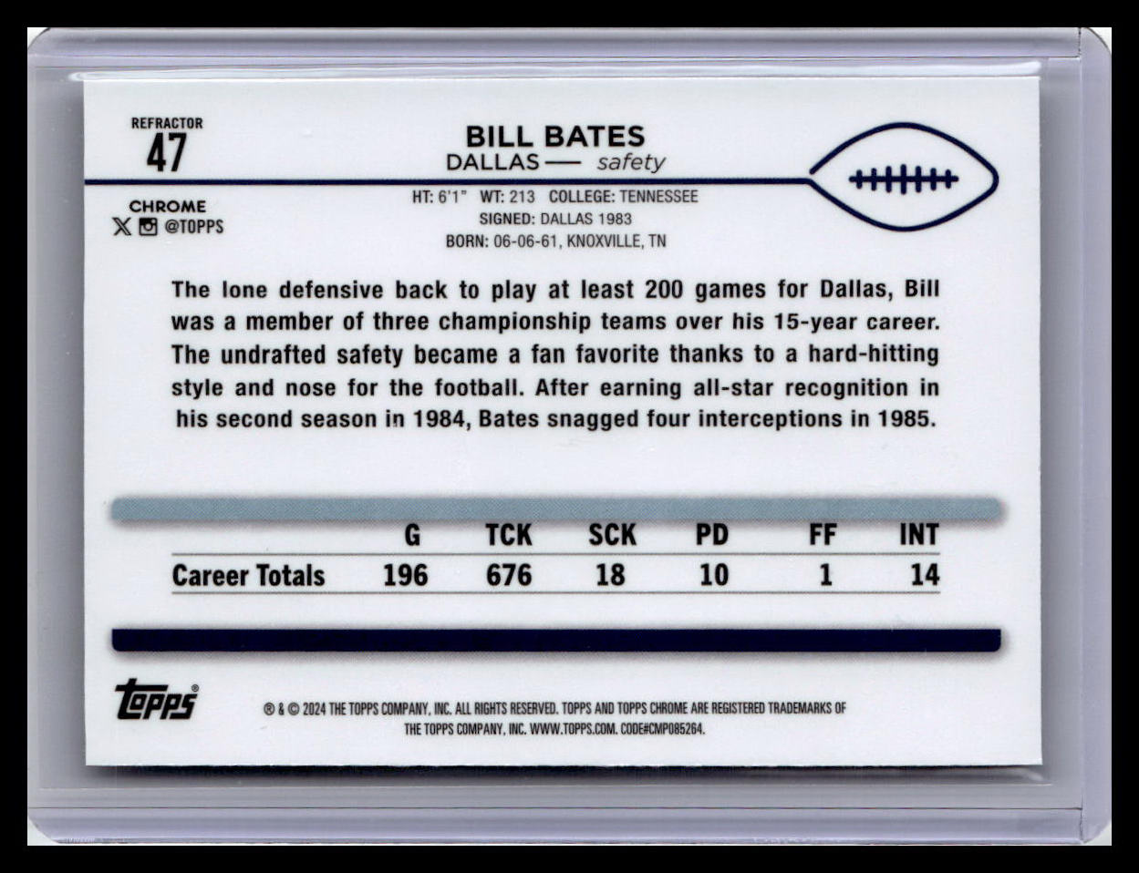 2024 Topps Chrome #47 Bill Bates
