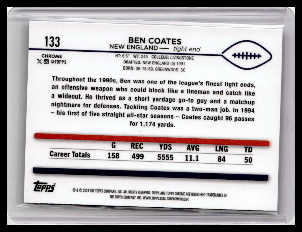 2024 Topps Chrome #133 Ben Coates