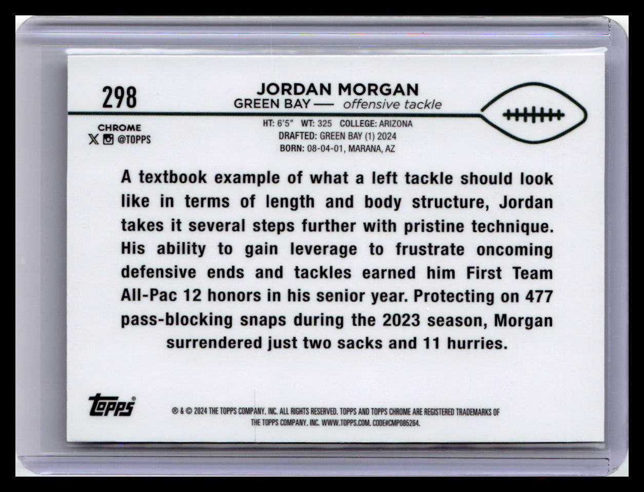 2024 Topps Chrome #298 Jordan Morgan