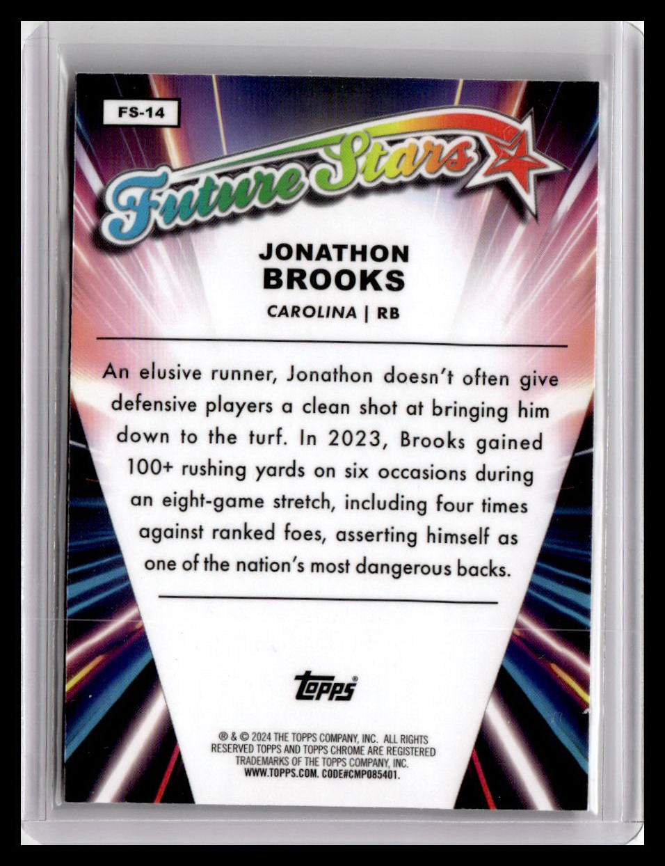 2024 Topps Chrome #FS-14 Jonathon Brooks Future Stars