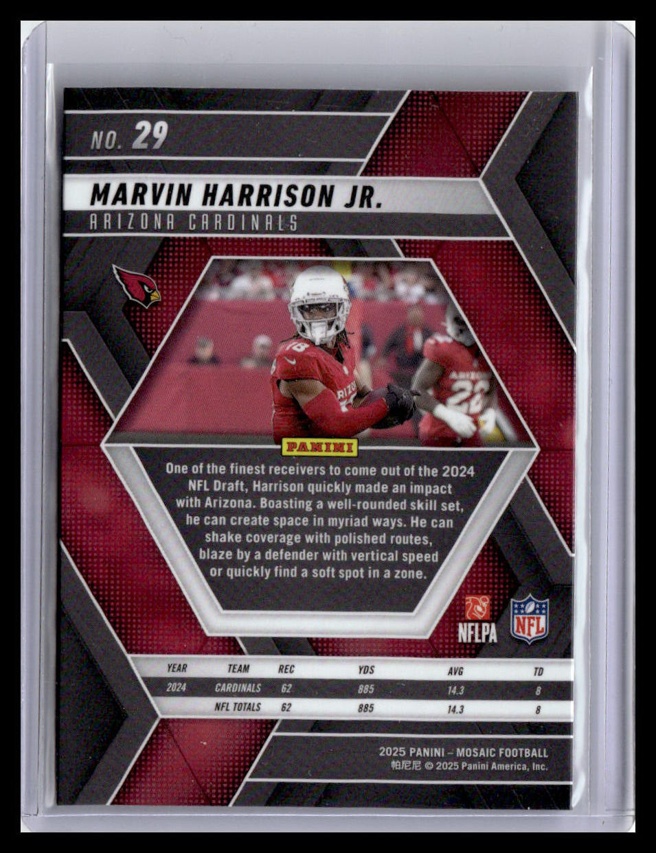2025 Panini Mosaic #29 Marvin Harrison Jr.