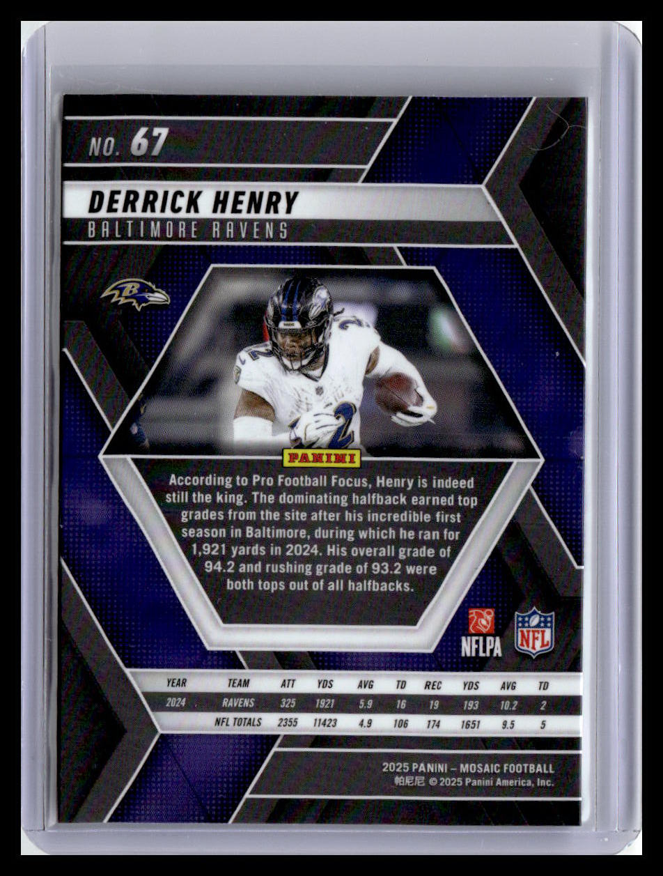 2025 Panini Mosaic #67 Derrick Henry