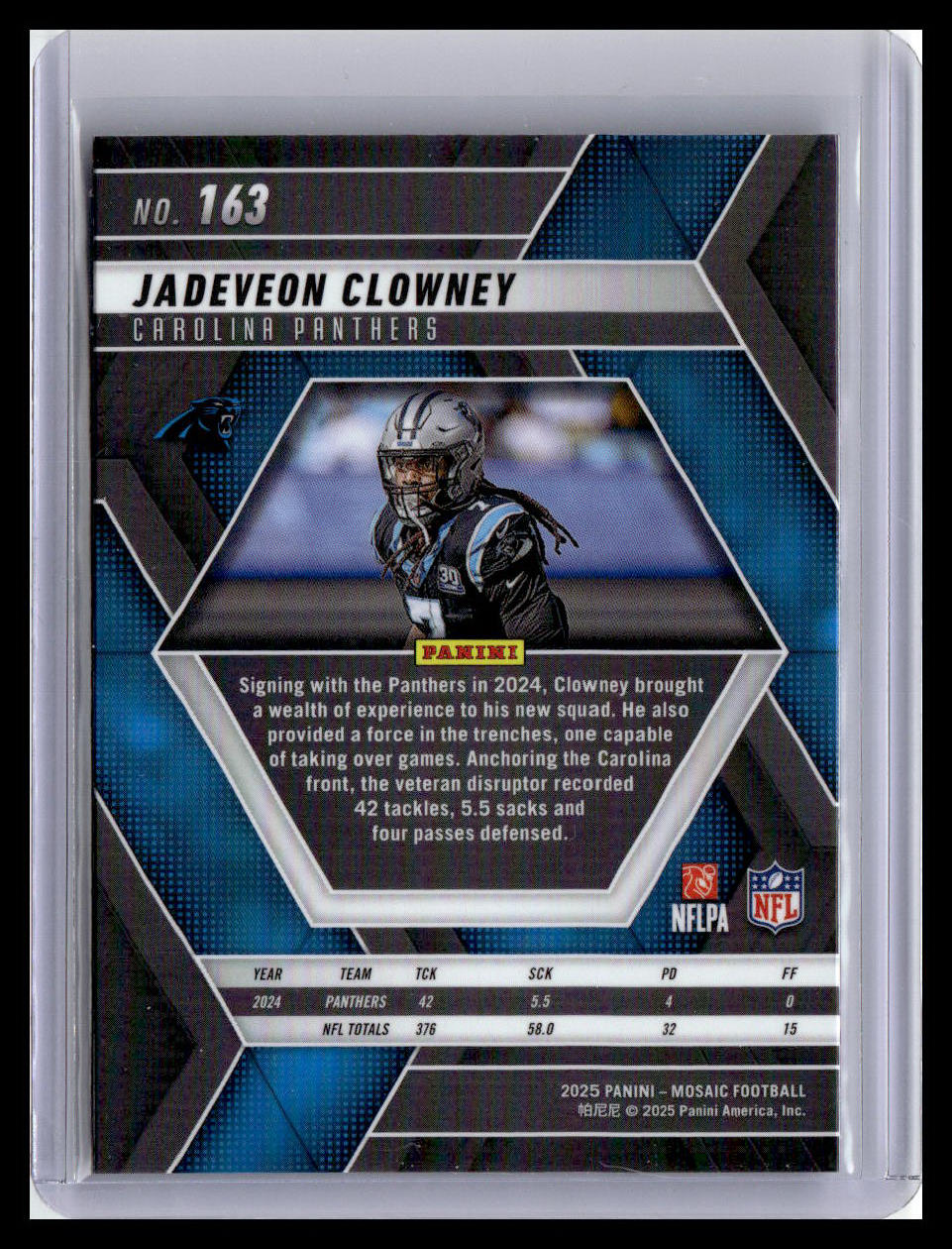 2025 Panini Mosaic #163 Jadeveon Clowney