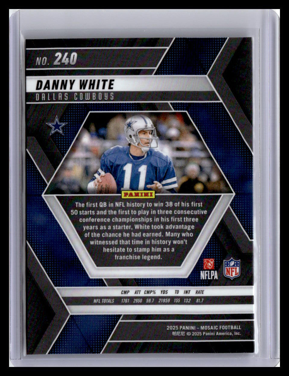2025 Panini Mosaic #240 Danny White