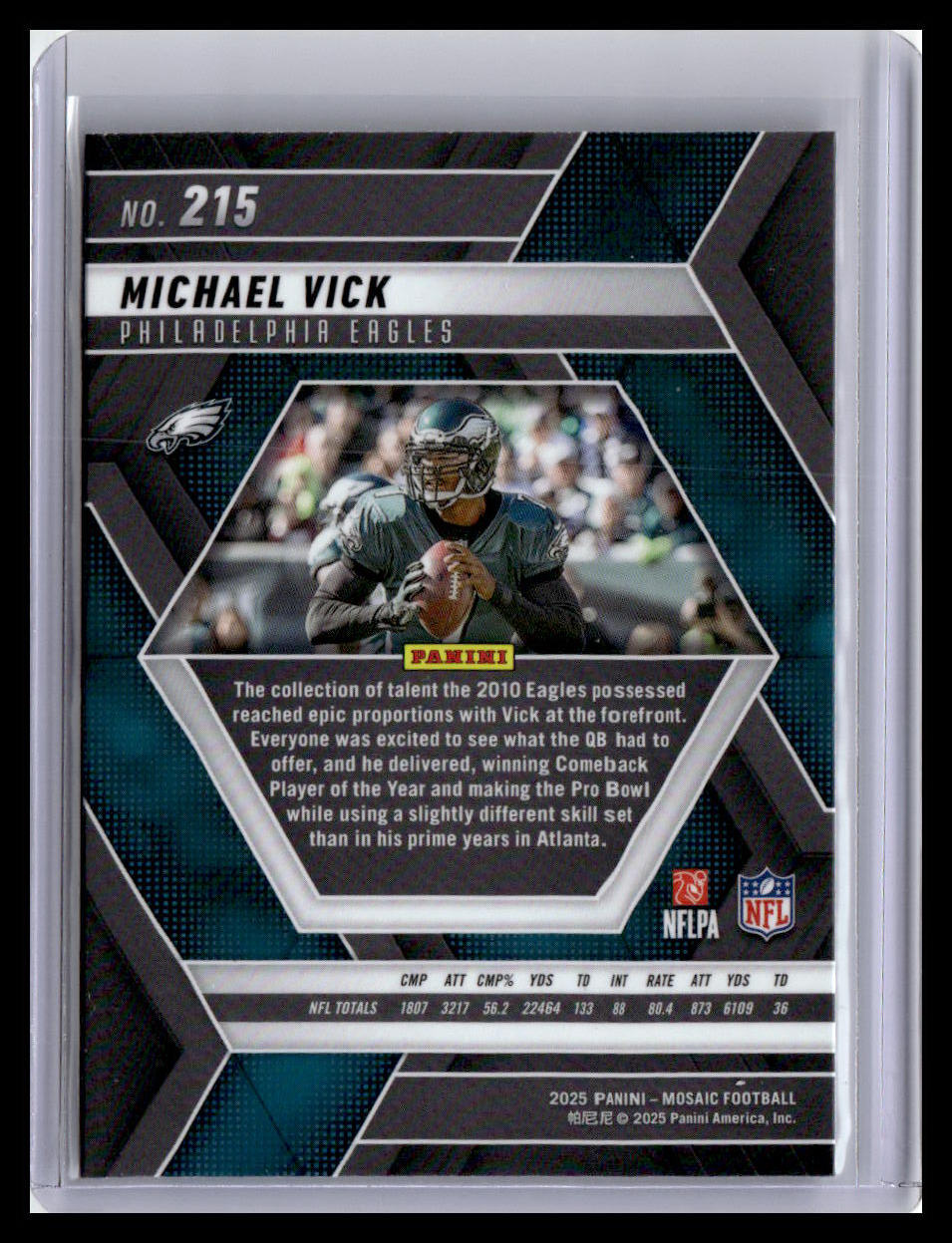 2025 Panini Mosaic #215 Michael Vick