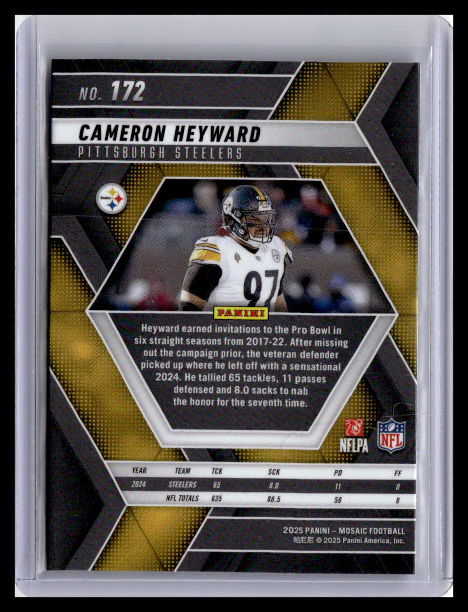 2025 Panini Mosaic #172 Cameron Heyward