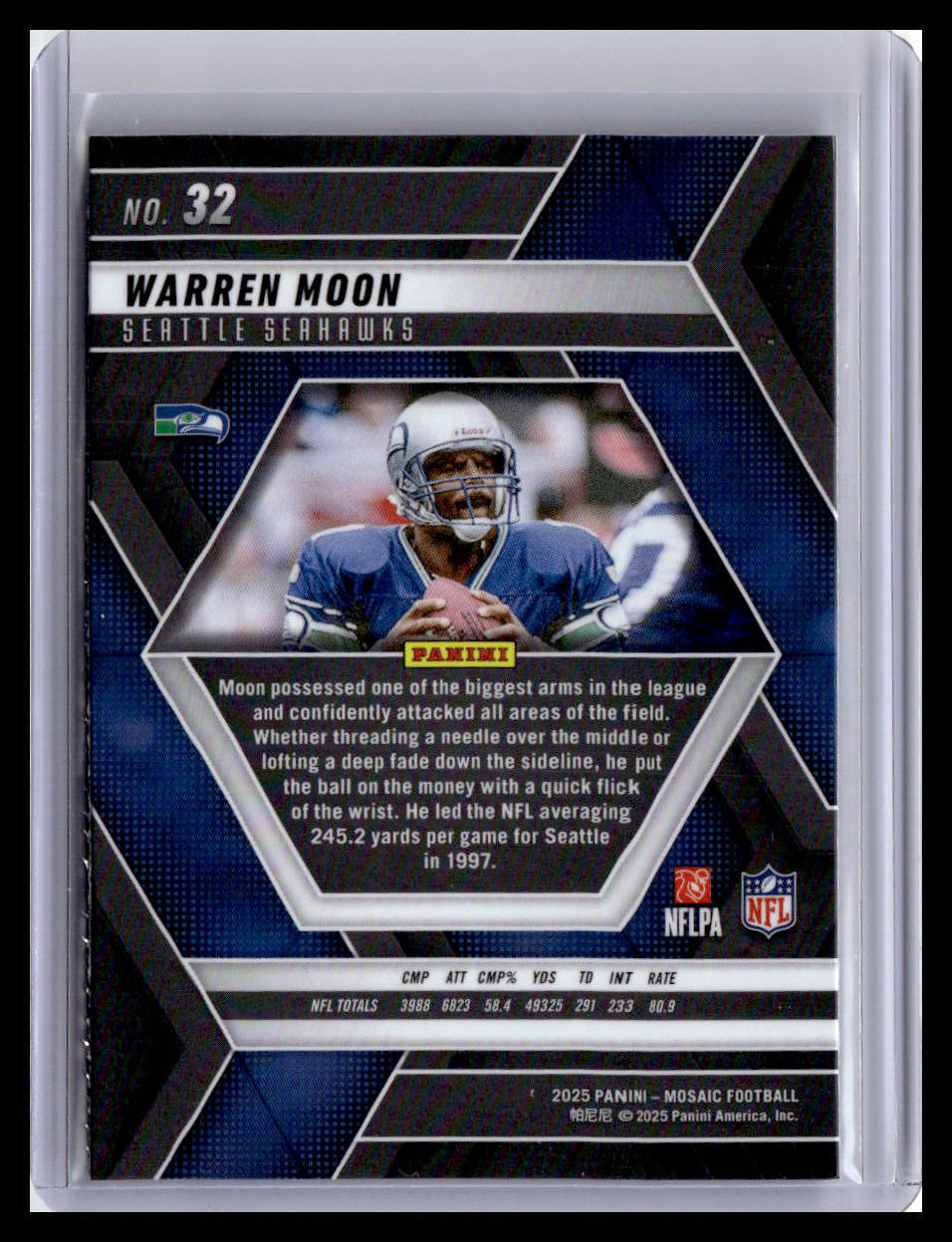 2025 Panini Mosaic #32 Warren Moon