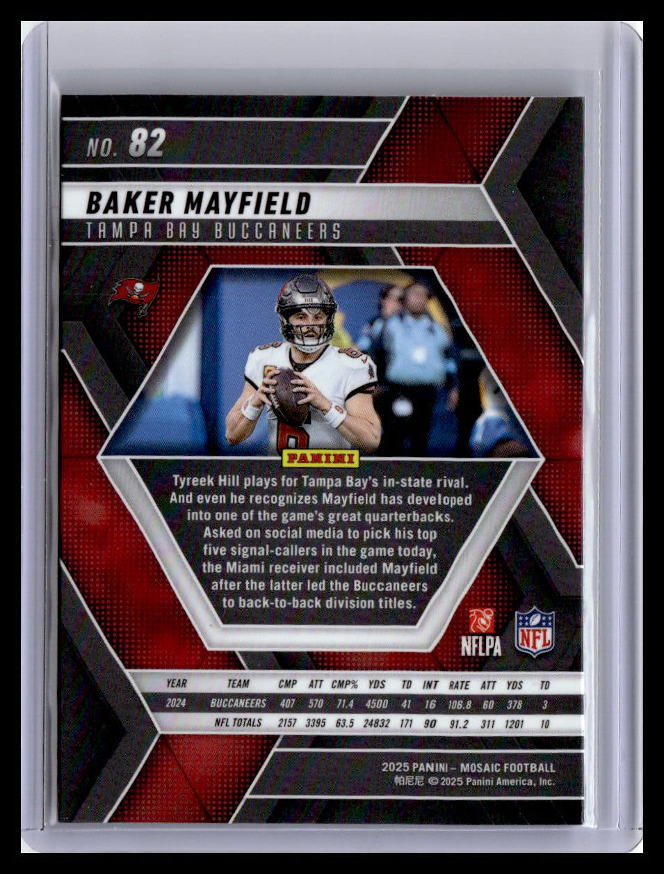 2025 Panini Mosaic #82 Baker Mayfield