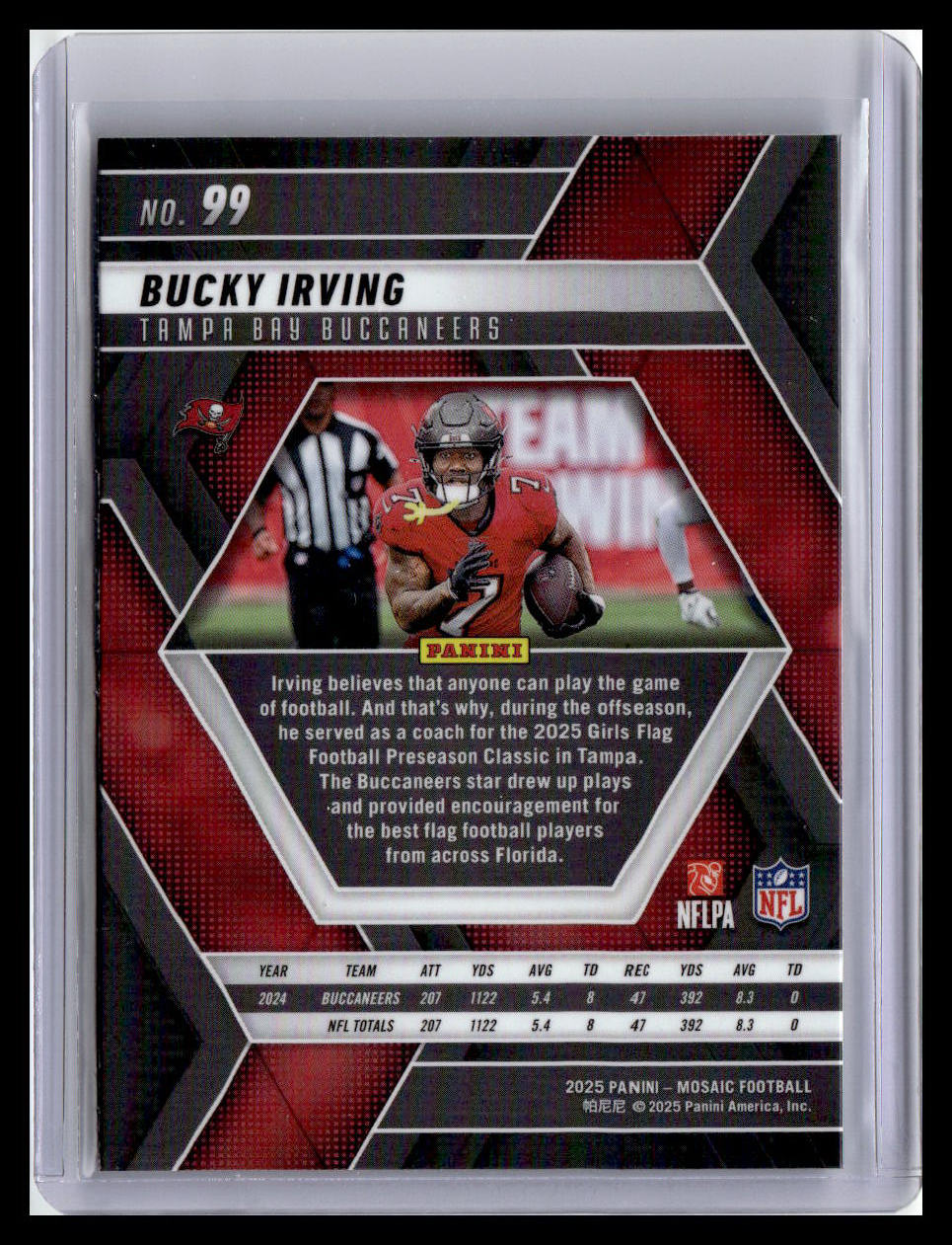 2025 Panini Mosaic #99 Bucky Irving