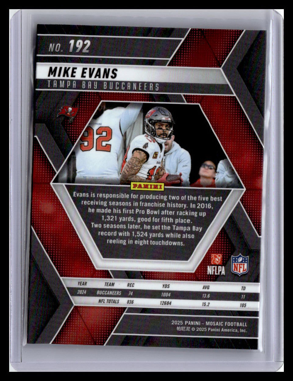 2025 Panini Mosaic #192 Mike Evans