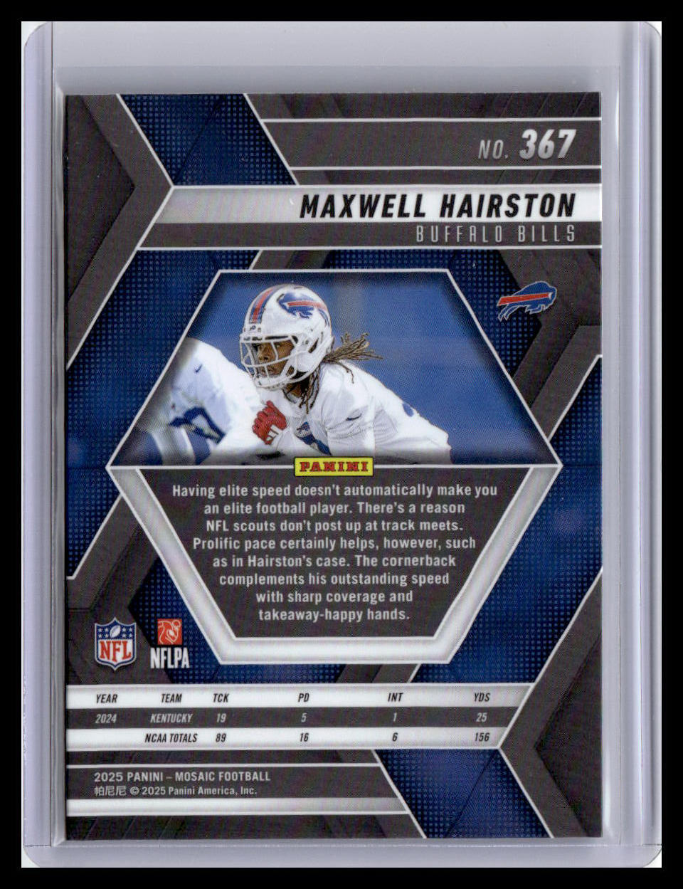 2025 Panini Mosaic #367 Maxwell Hairston