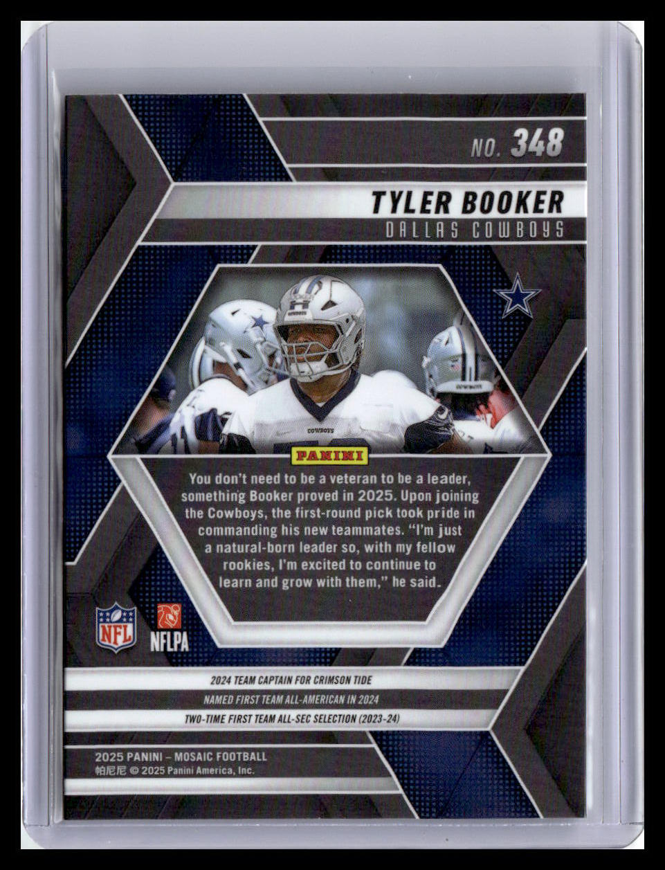 2025 Panini Mosaic #348 Tyler Booker