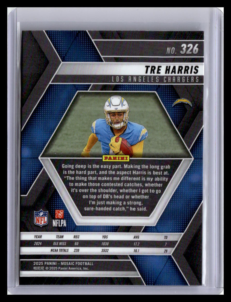 2025 Panini Mosaic #326 Tre Harris