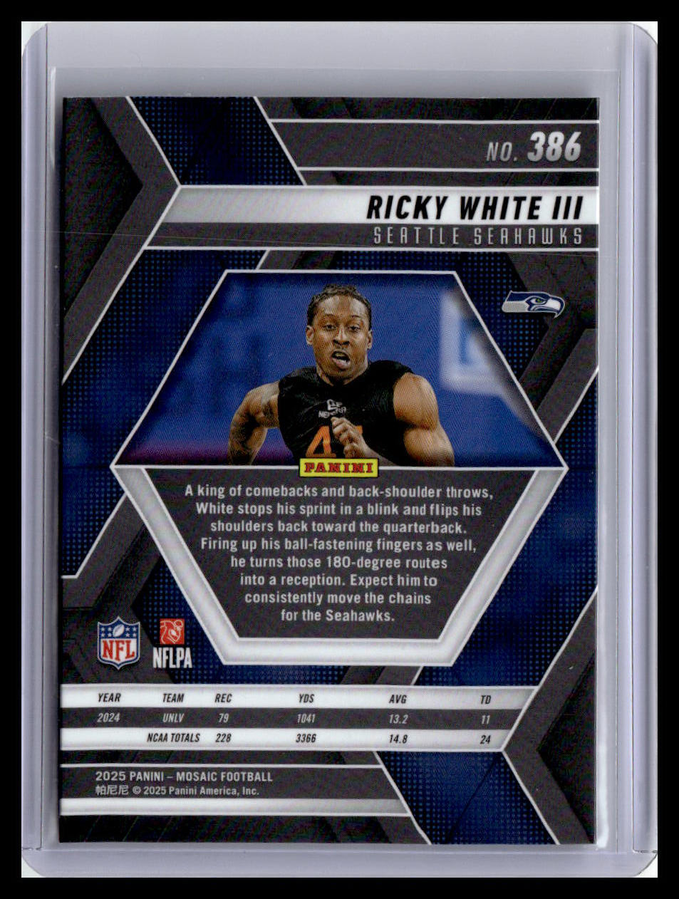 2025 Panini Mosaic #386 Ricky White III