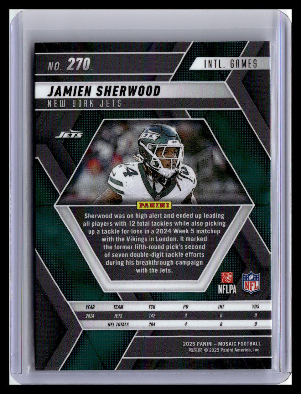2025 Panini Mosaic #270 Jamien Sherwood