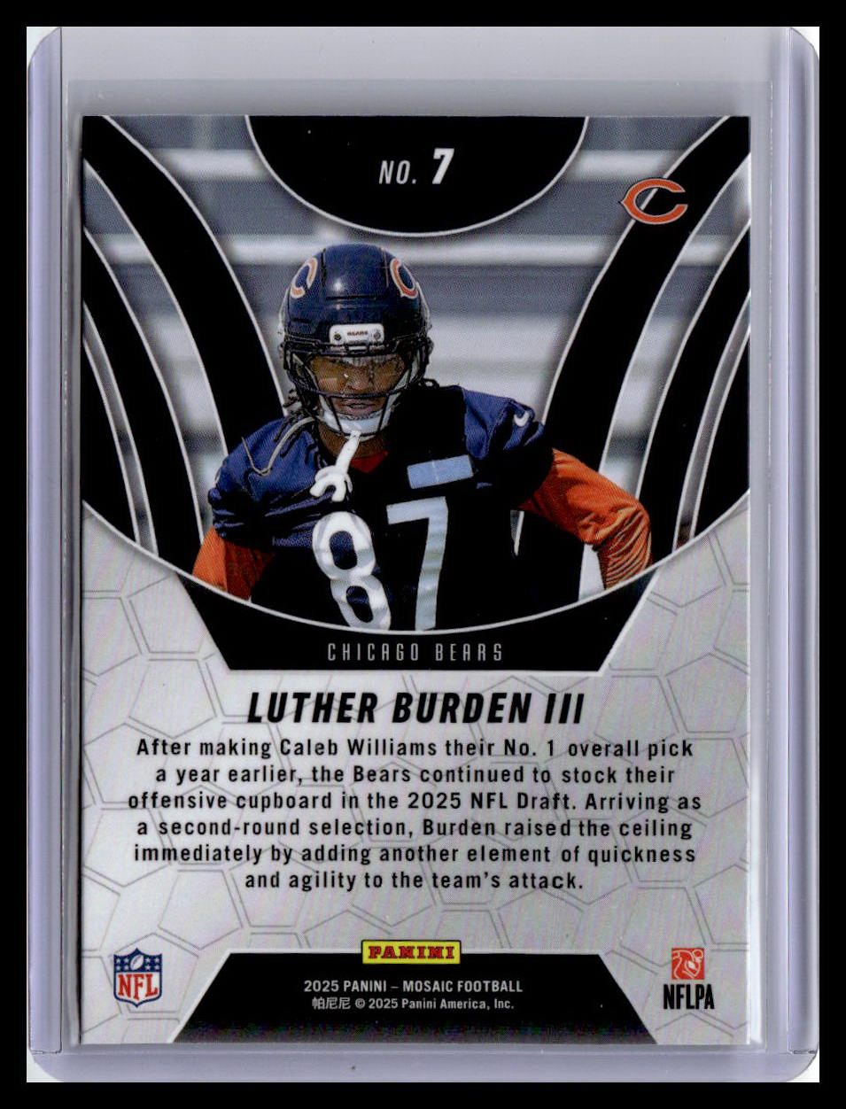 2025 Panini Mosaic #7 Luther Burden III Elevate Mosaic