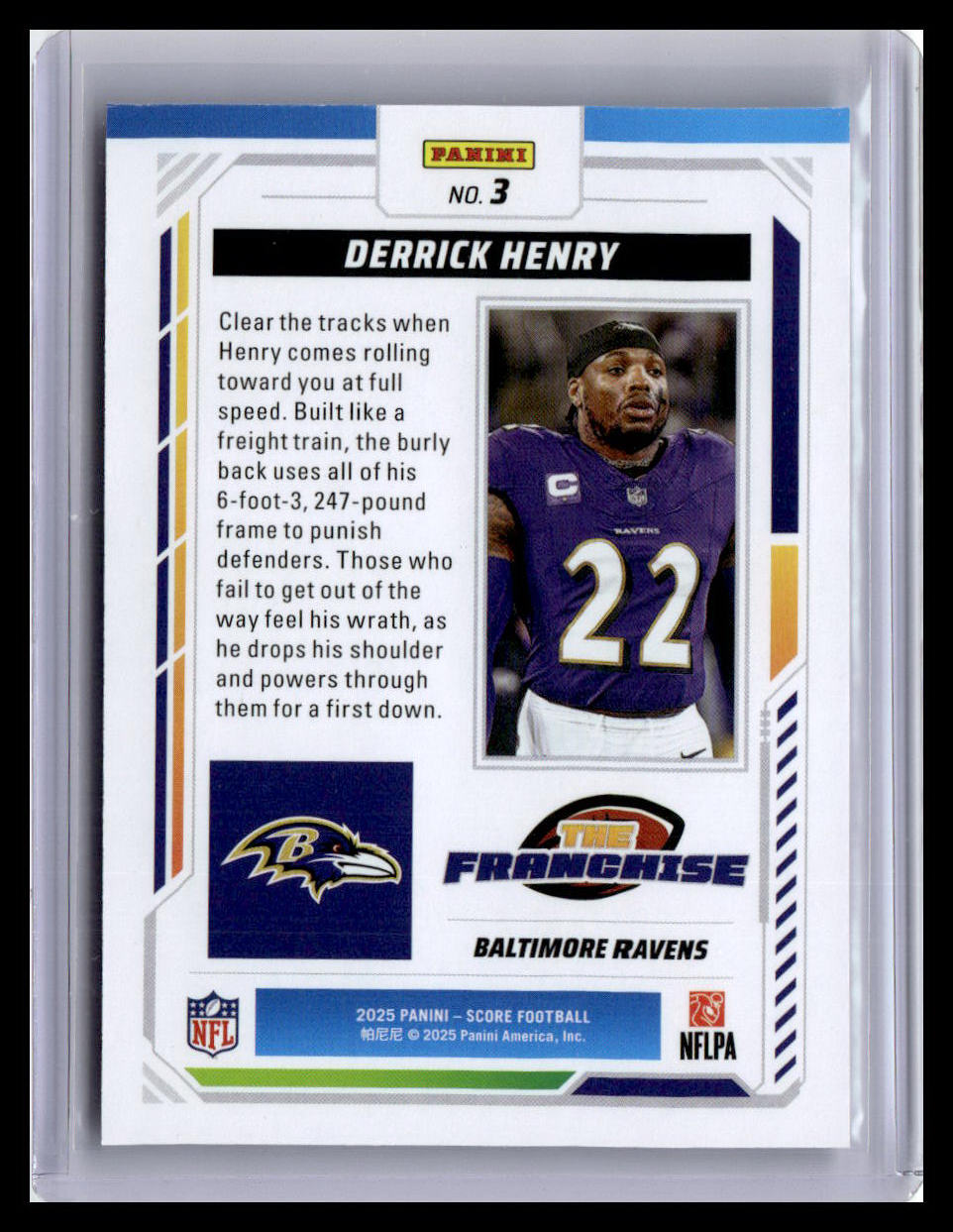 2025 Score #3 Derrick Henry The Franchise