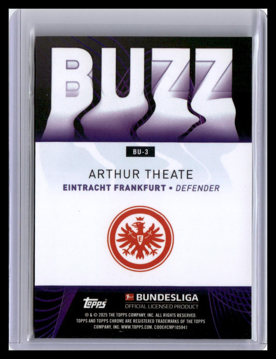 2024-25 Topps Chrome Bundesliga #BU-3 Arthur Theate