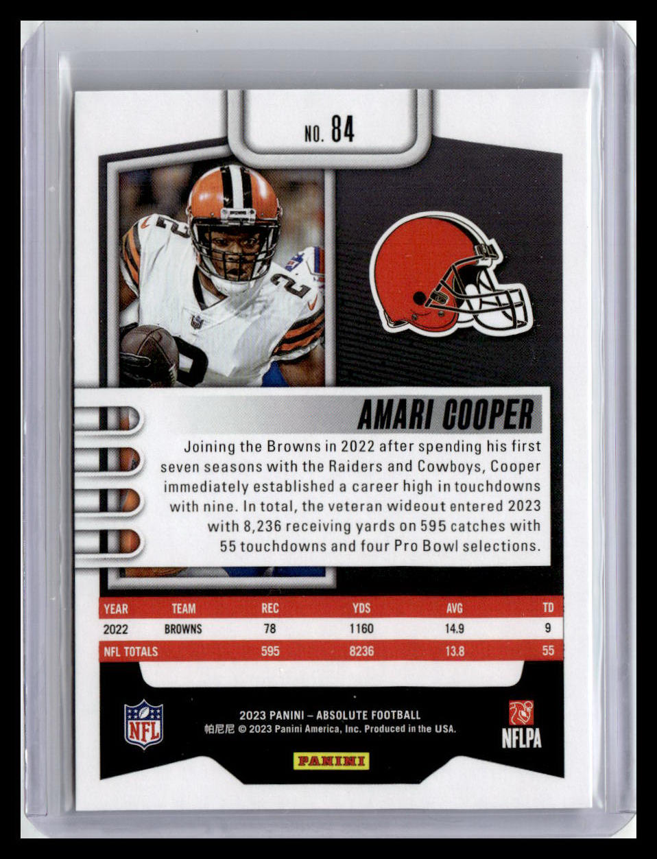 2023 Panini Absolute #84 Amari Cooper