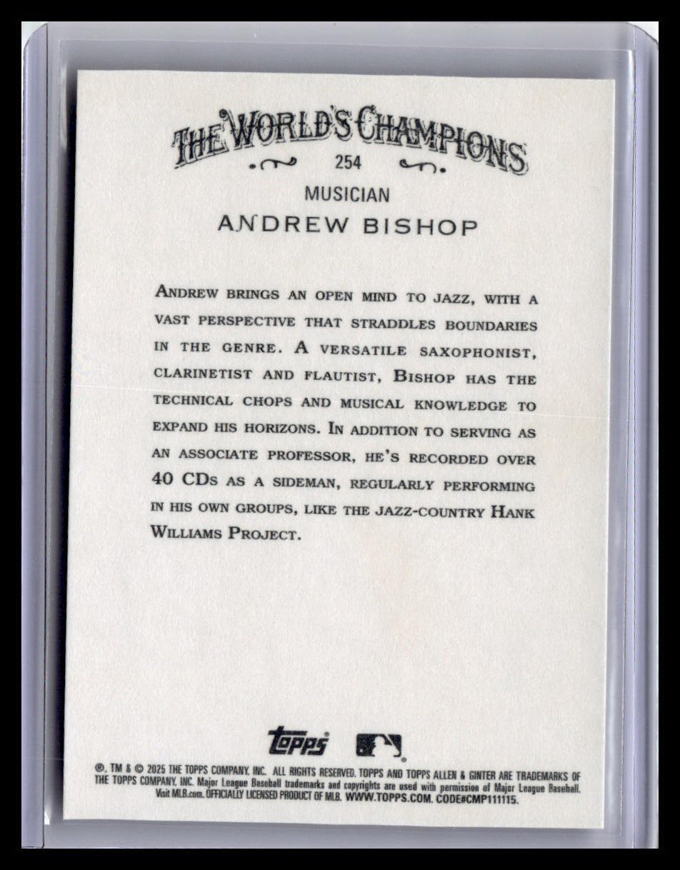 2025 Topps Allen & Ginter #254 Andrew Bishop