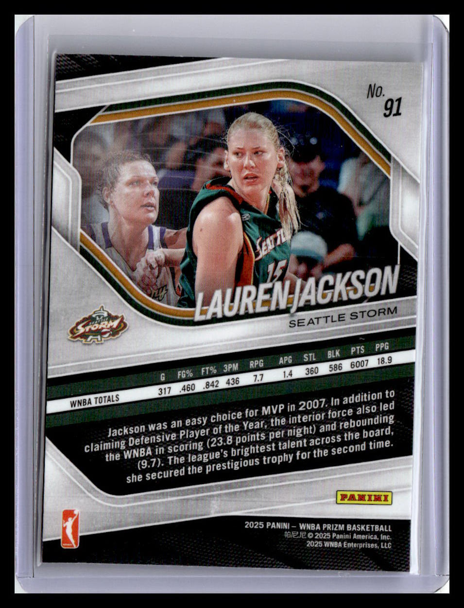 2025 Panini Prizm WNBA #91 Lauren Jackson