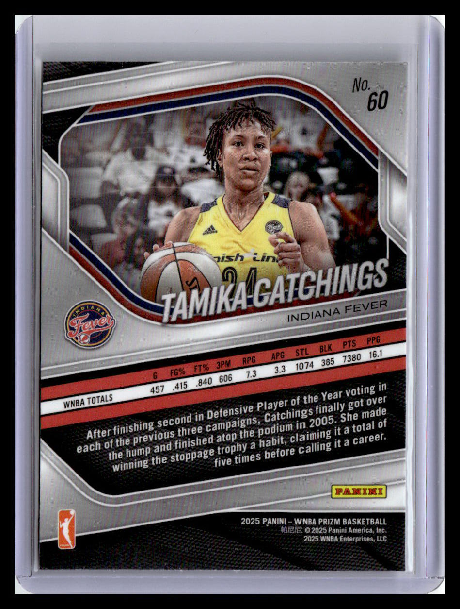 2025 Panini Prizm WNBA #60 Tamika Catchings