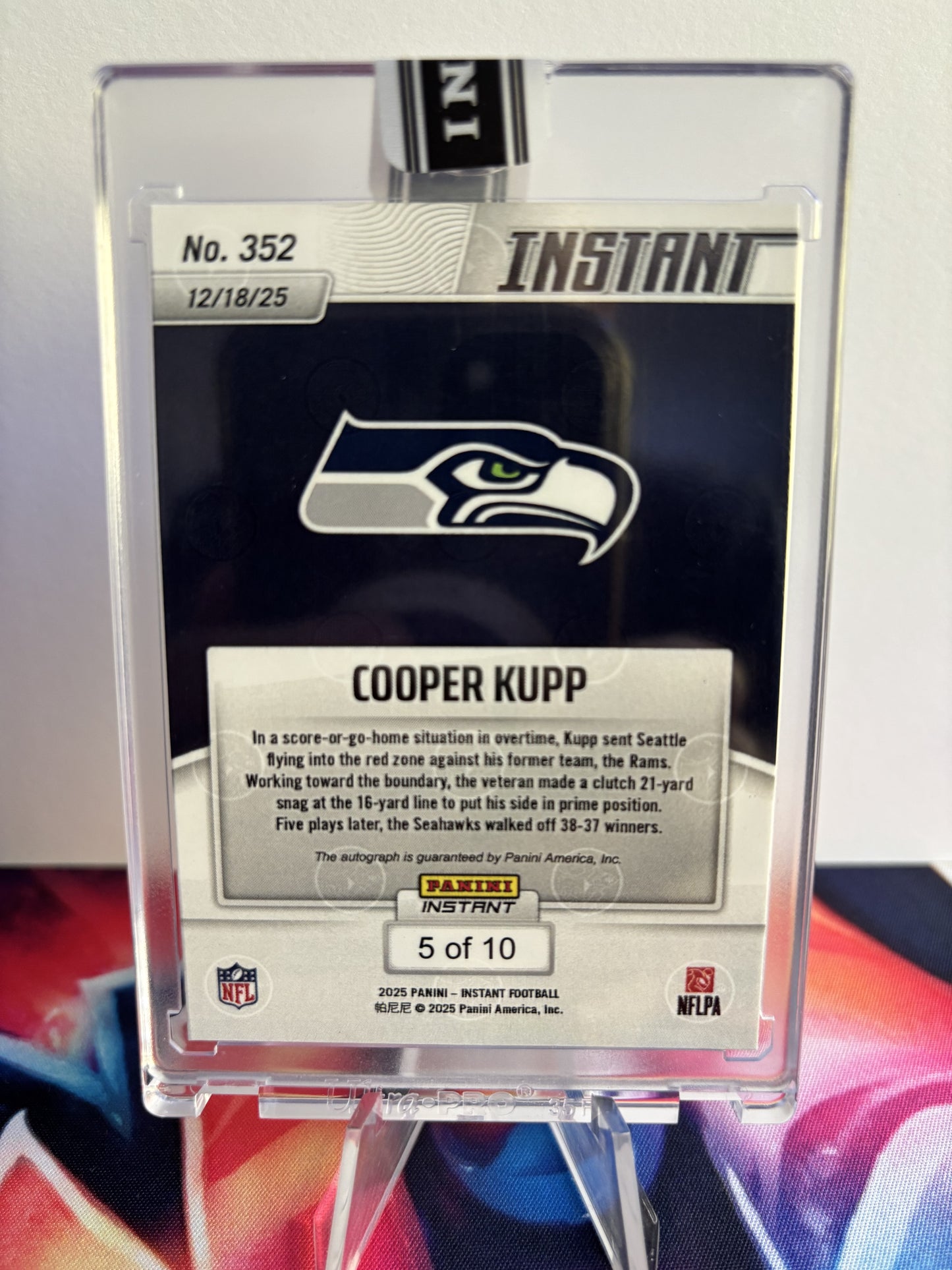 2025 Panini Instant NFL #352 Cooper Kupp Water SSP 5/10 1