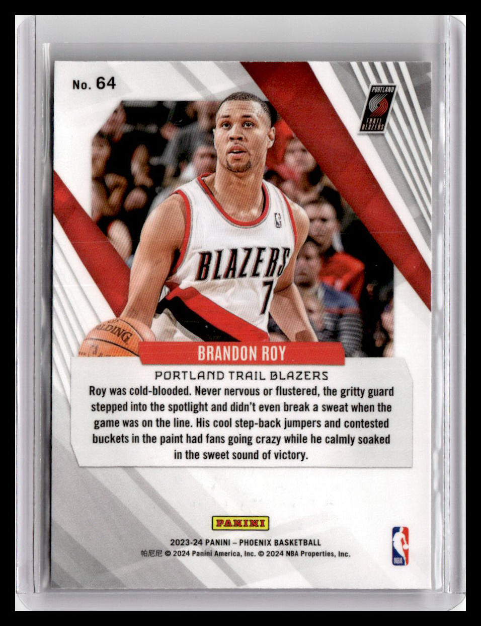 2023-24 Panini Phoenix #64 Brandon Roy
