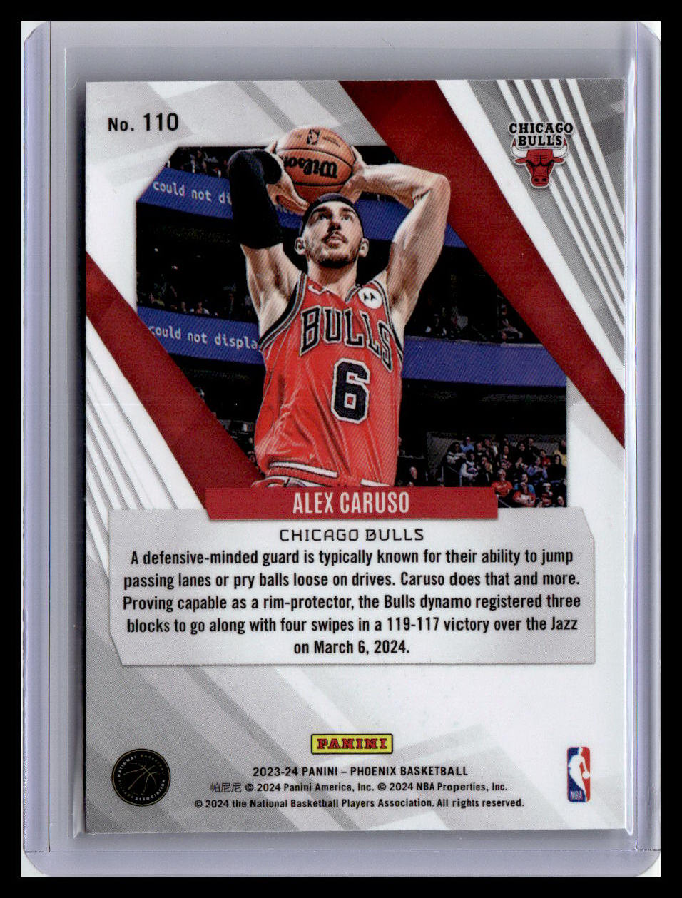 2023-24 Panini Phoenix #110 Alex Caruso