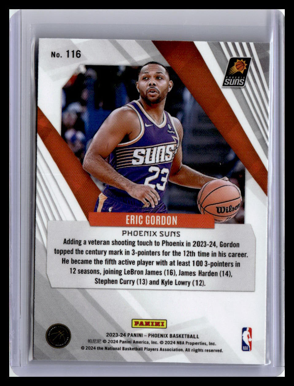 2023-24 Panini Phoenix #116 Eric Gordon