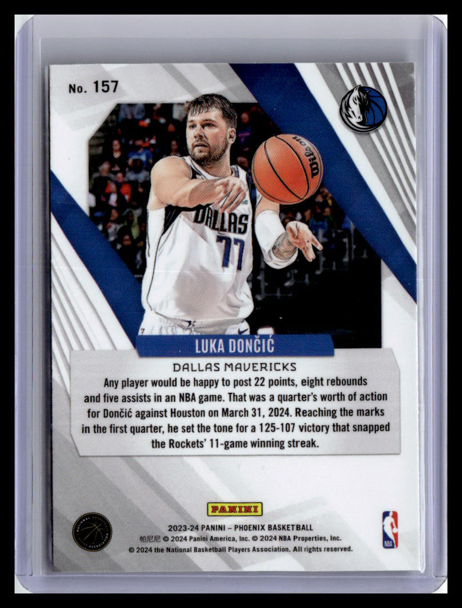 2023-24 Panini Phoenix #157 Luka Doncic