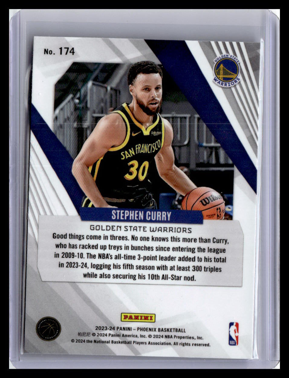 2023-24 Panini Phoenix #174 Stephen Curry