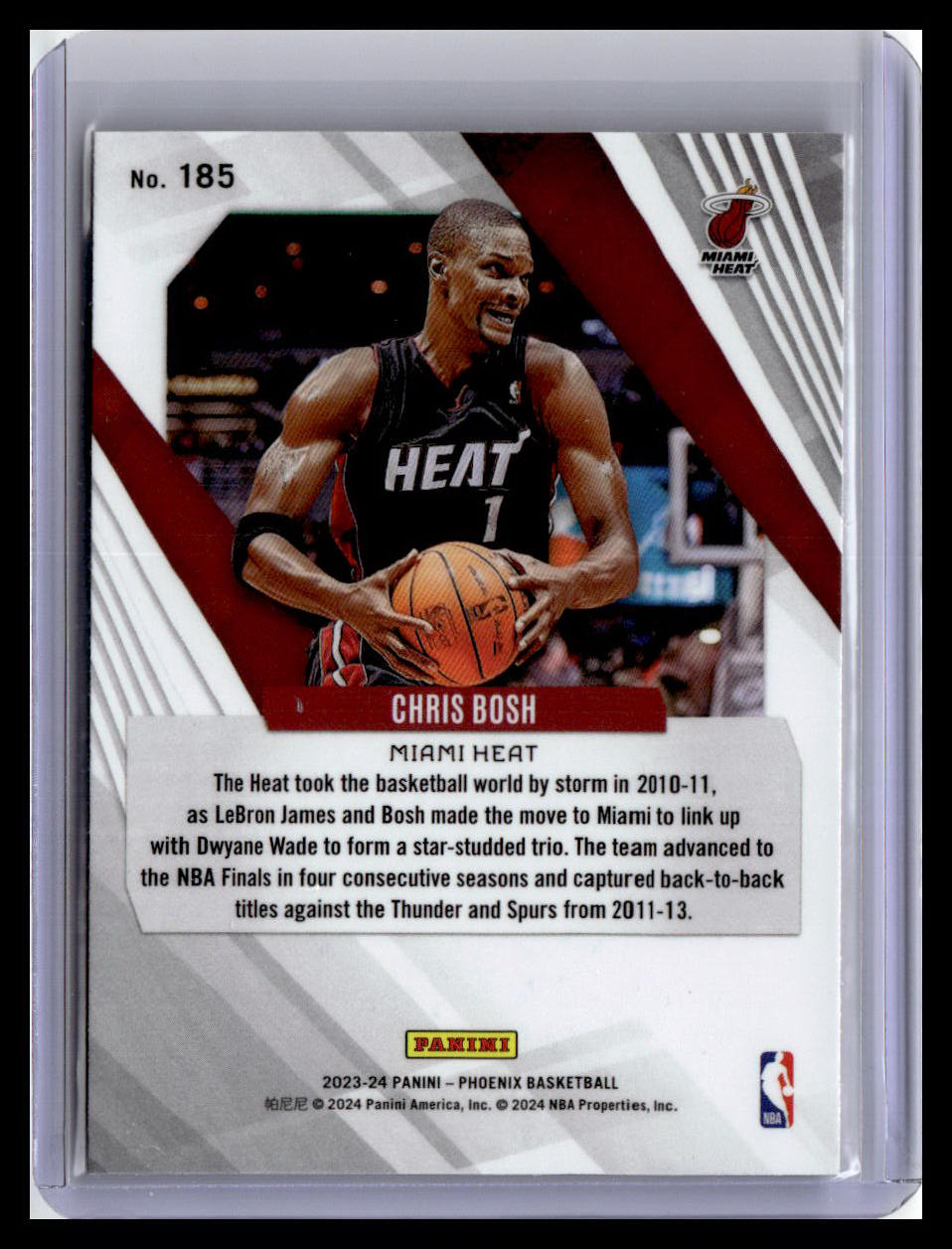 2023-24 Panini Phoenix #185 Chris Bosh