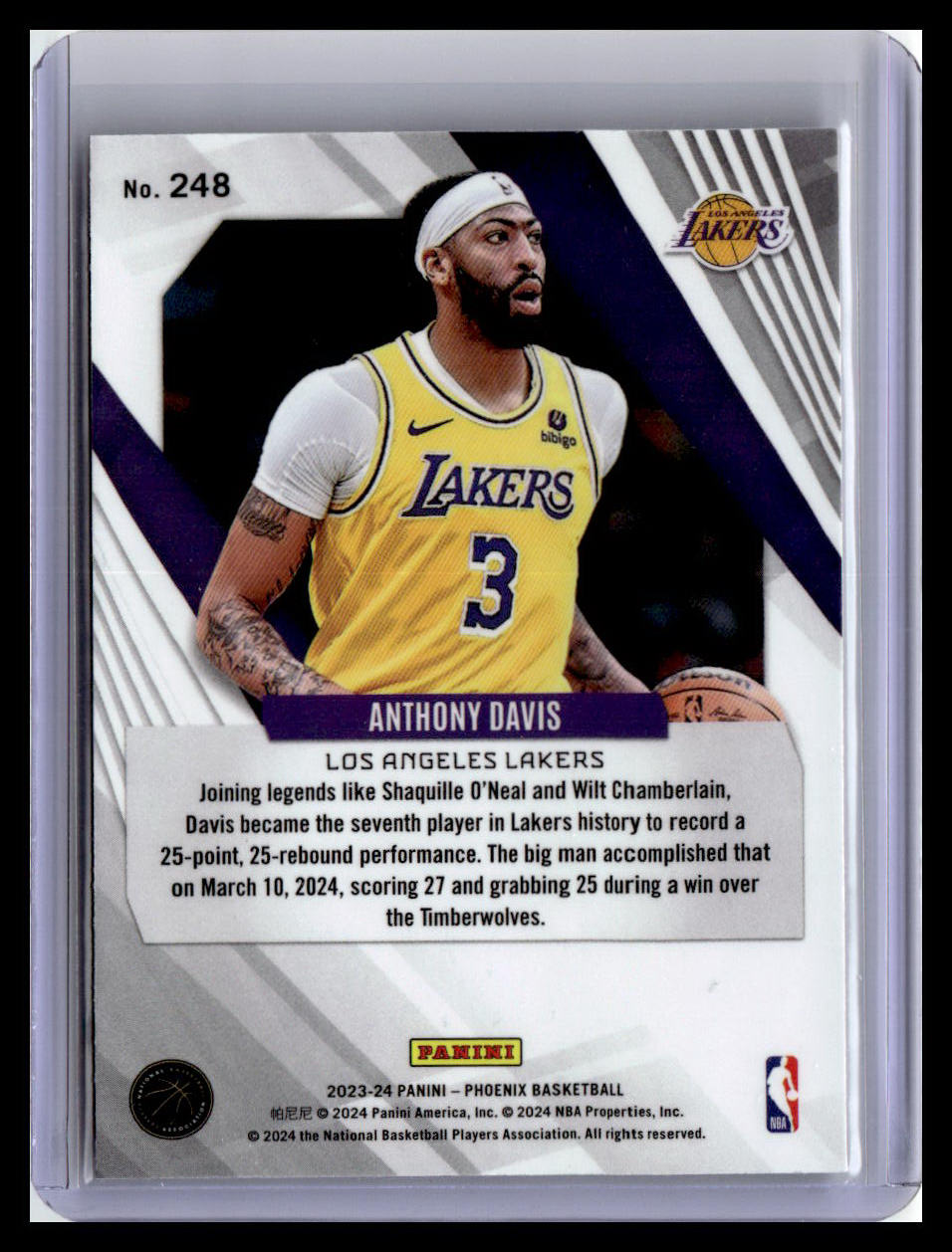 2023-24 Panini Phoenix #248 Anthony Davis