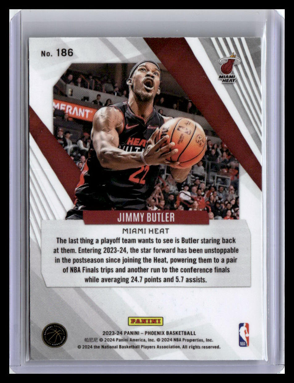 2023-24 Panini Phoenix #186 Jimmy Butler Phoenix Teal Lazer