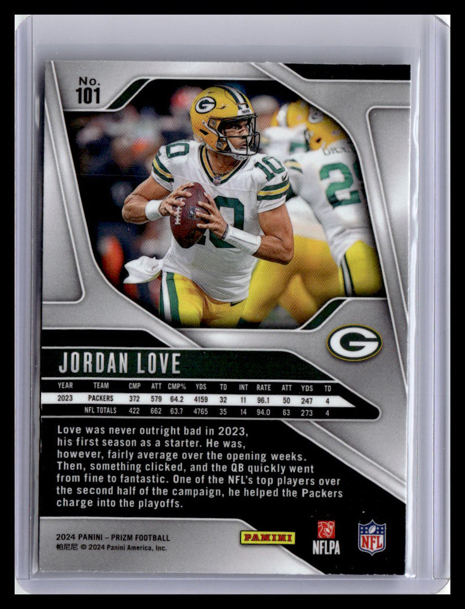 2024 Panini Prizm #101 Jordan Love