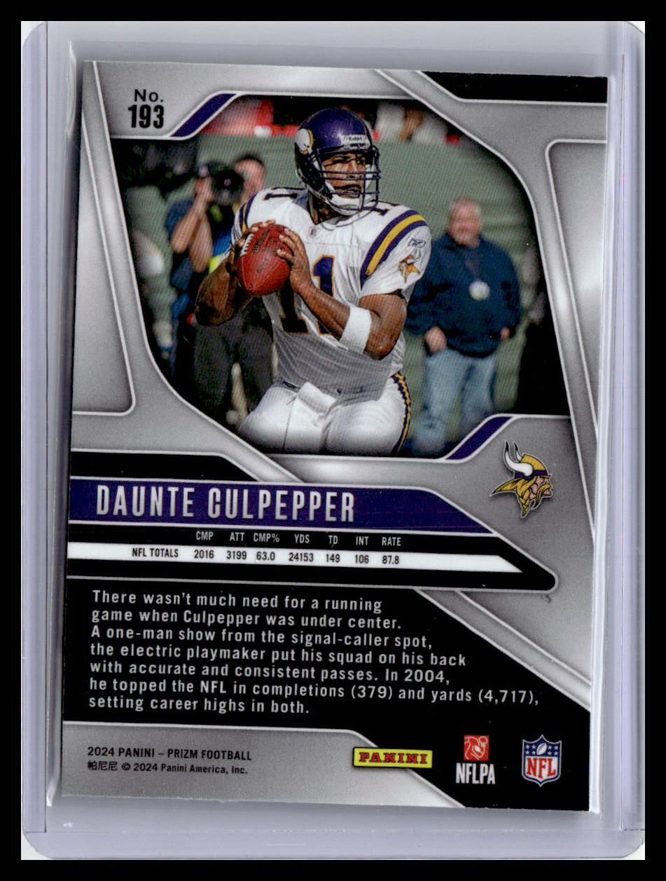 2024 Panini Prizm #193 Daunte Culpepper