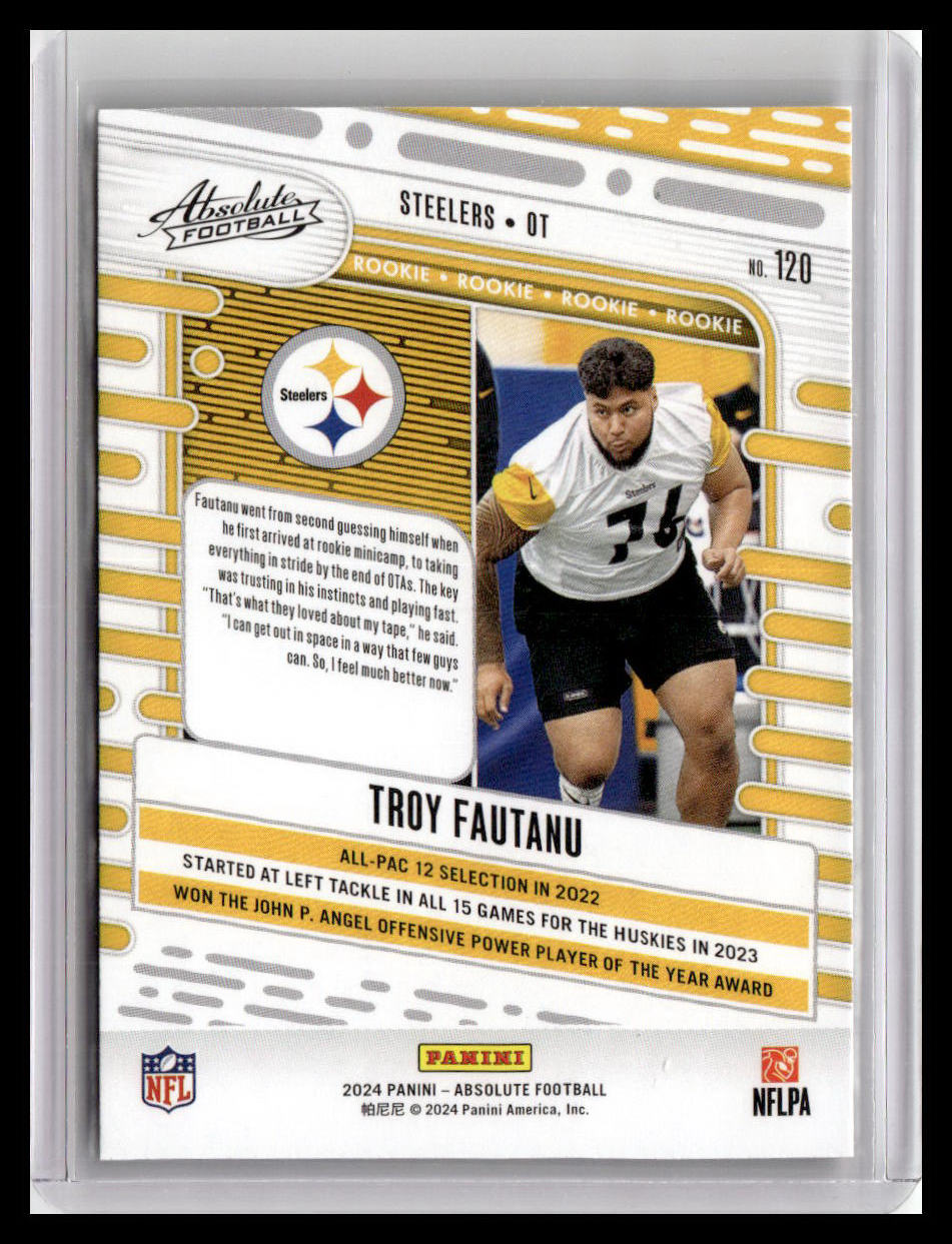 2024 Panini Absolute #120 Troy Fautanu