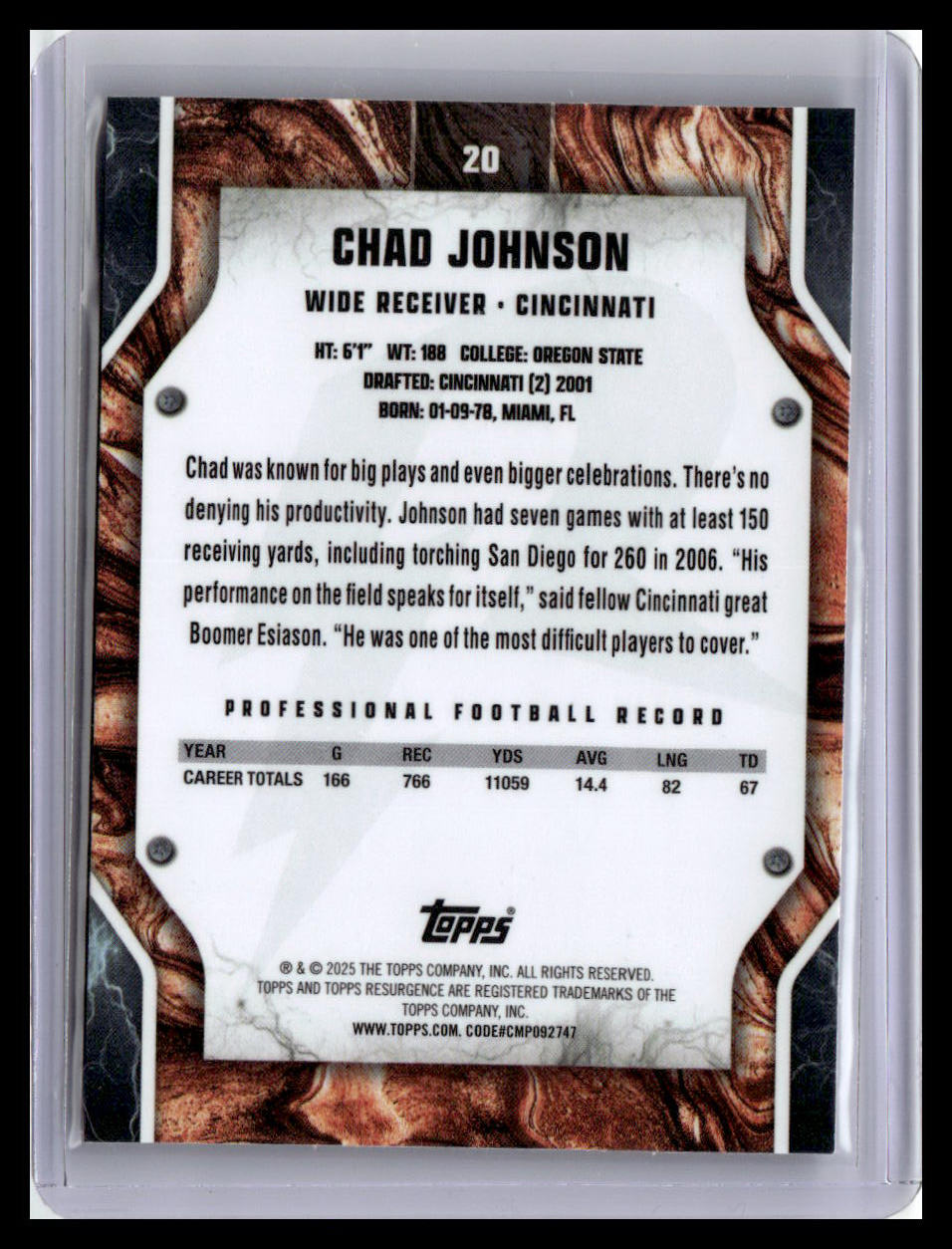 2024 Topps Resurgence #20 Chad Johnson