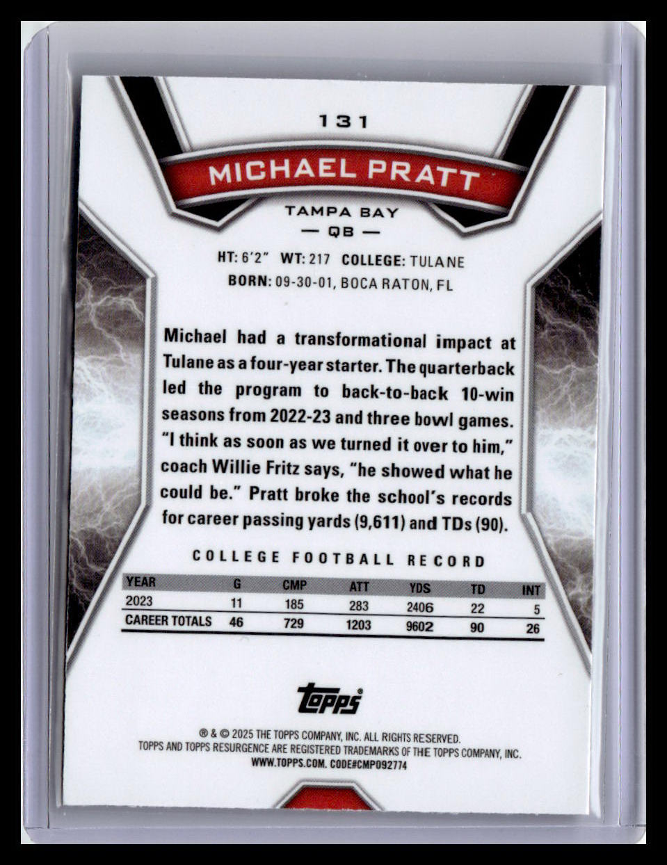 2024 Topps Resurgence #131 Michael Pratt