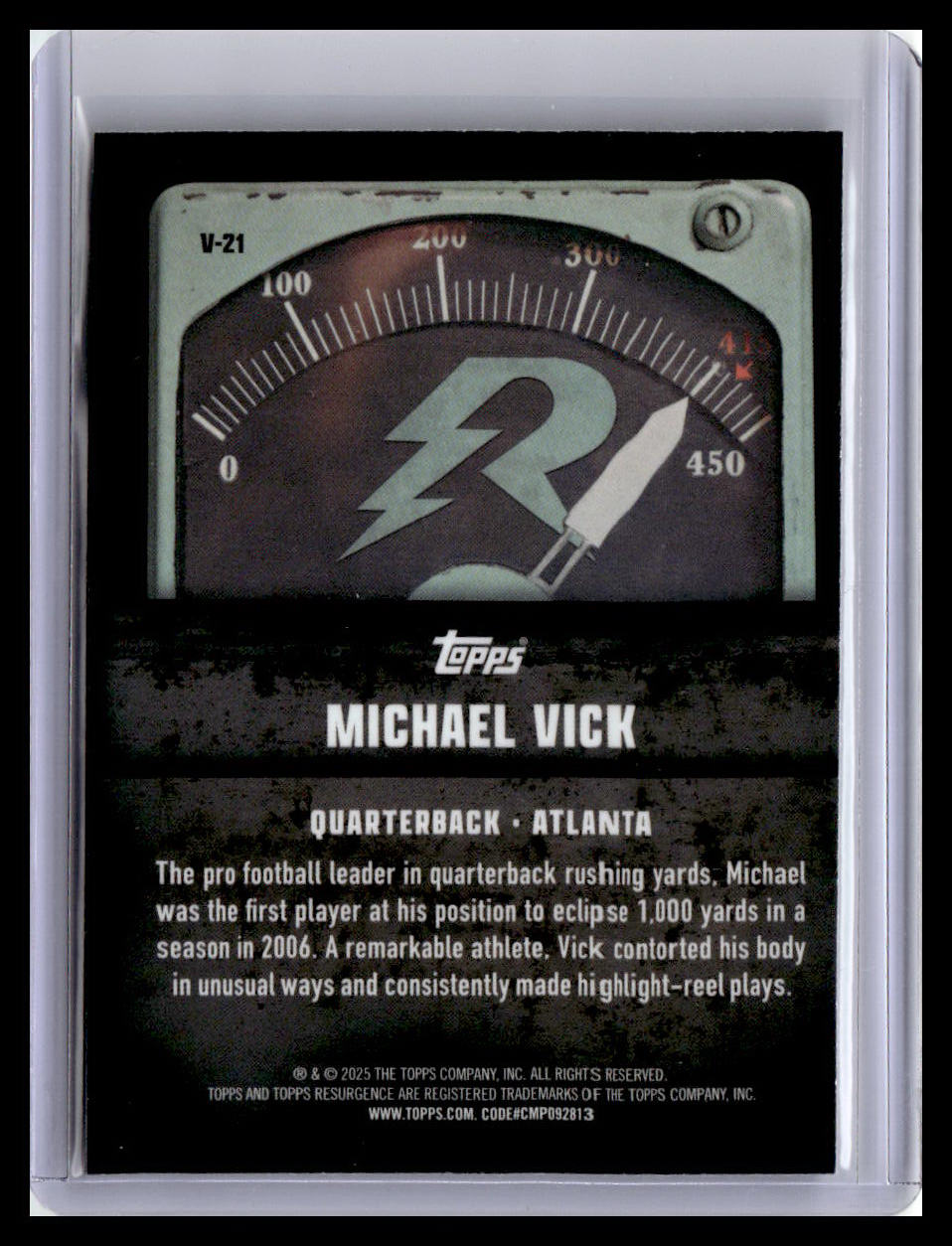 2024 Topps Resurgence #V-21 Michael Vick Voltaic